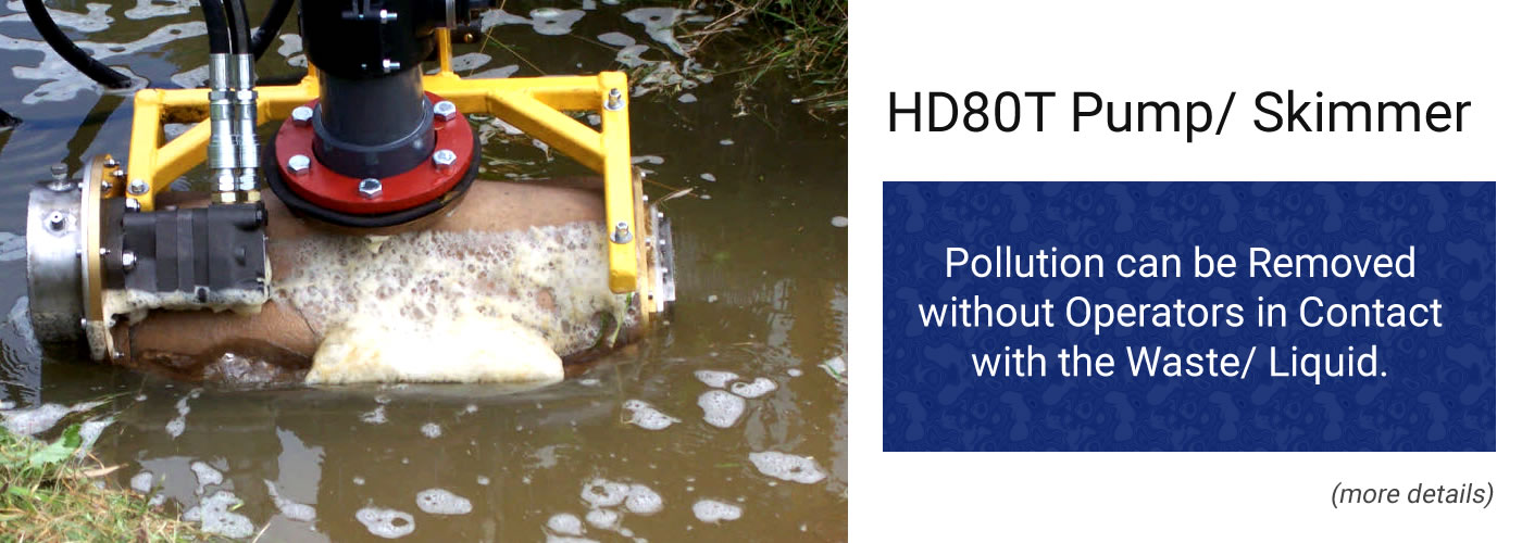 HD80T Pump Pollution Cleanup